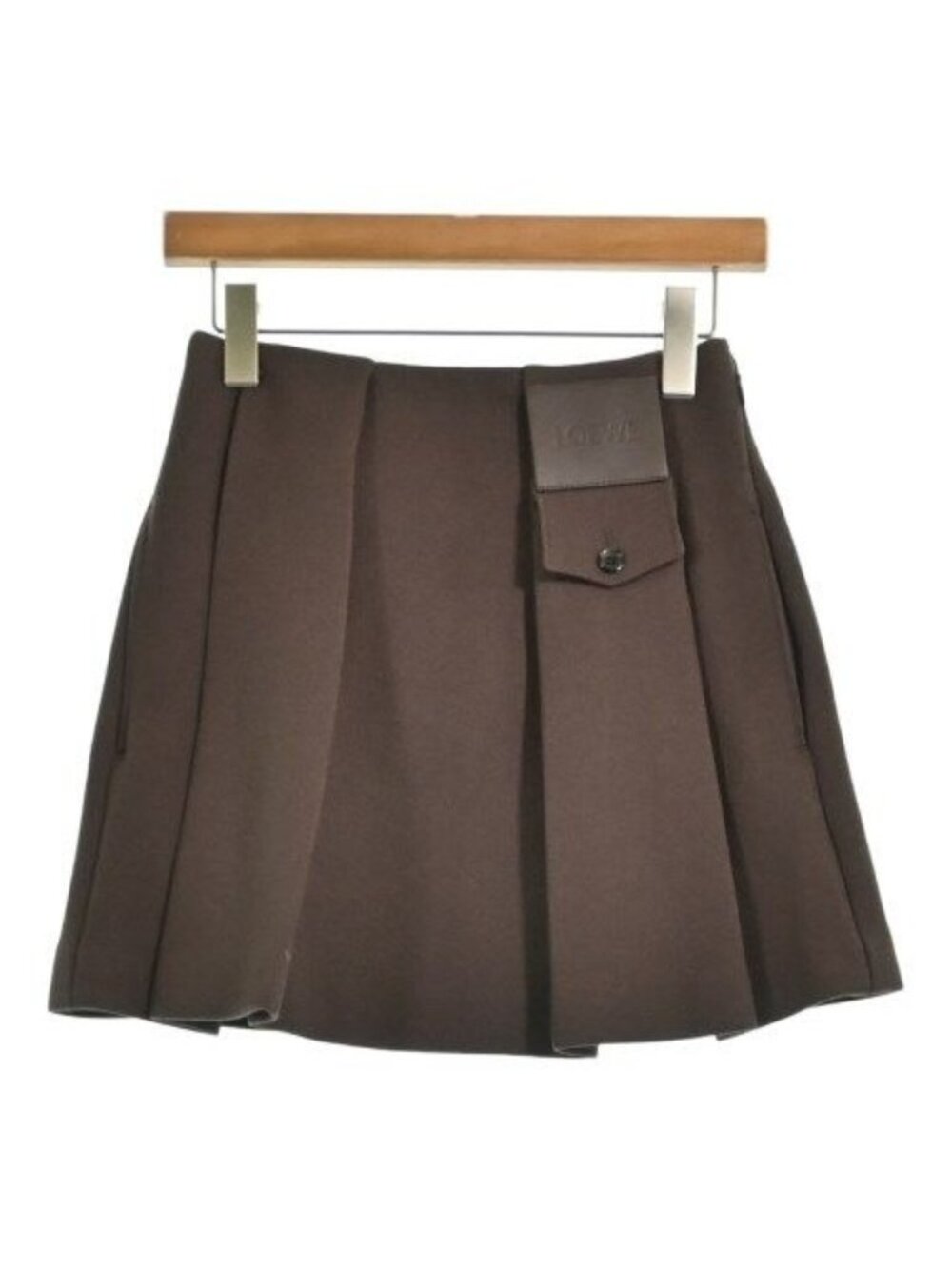 Loewe Mini Skirt Brown